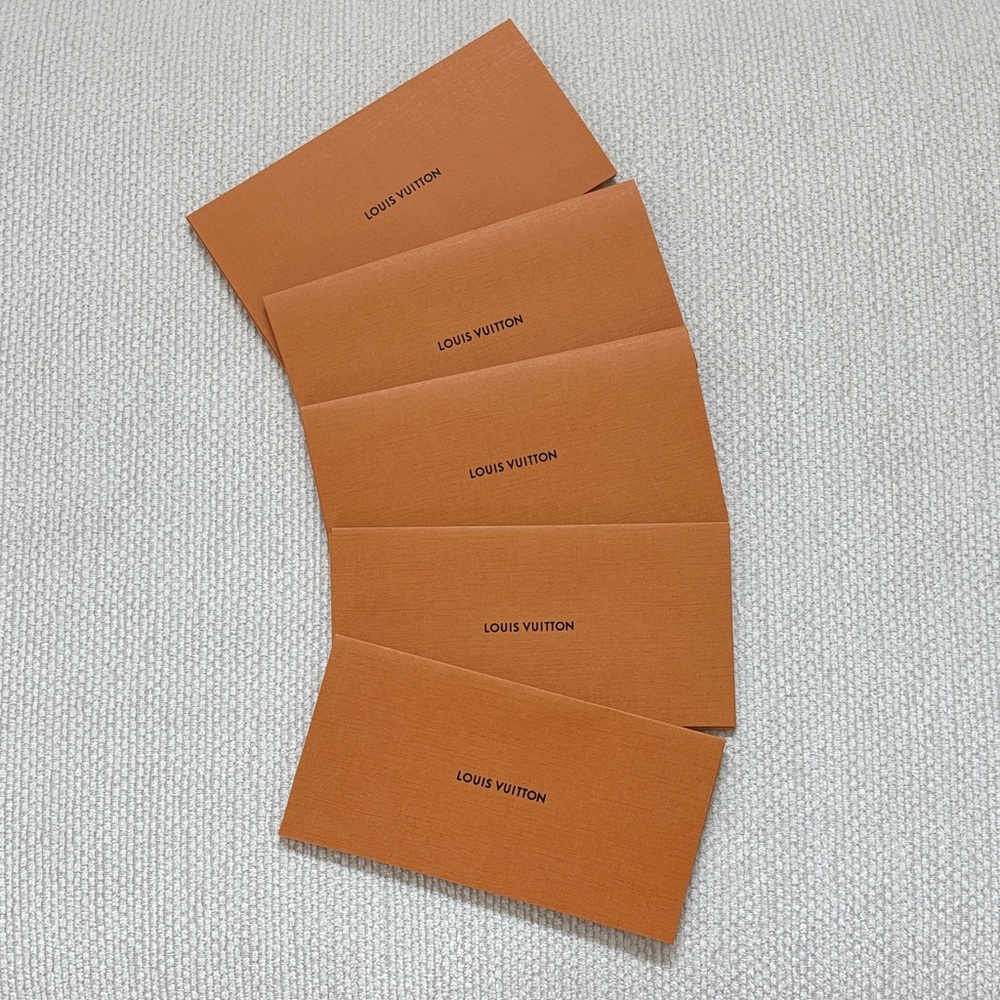 Louis Vuitton Orange Envelopes